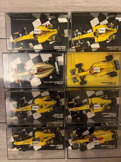 Formula One Minichamps and memorabilia Jordan