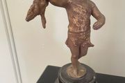 Art Deco Pewter Figurine