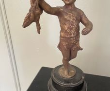 Art Deco Pewter Figurine