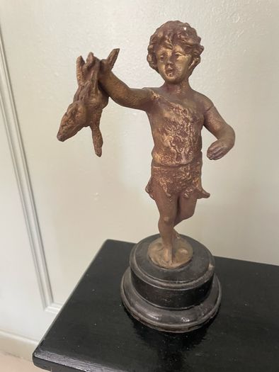 Art Deco Pewter Figurine