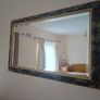 Mirror with black & green surround Image 2