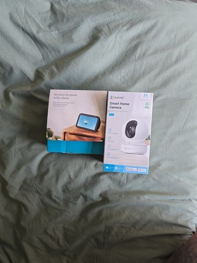 Smart Security Bundle - Amazon Echo Show 5 (3rd Gen) + EZVIZ TY1 2K Smart Camera
