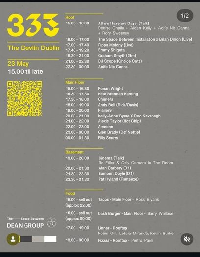 333 Festival Ticket for Sale