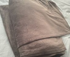 Bedspread, dark grey-blue, 230x250 cm