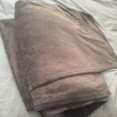 Bedspread, dark grey-blue, 230x250 cm