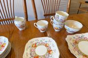 Vintage Roslyn Fine Bone China Tea Set