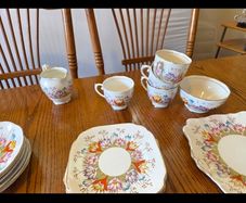 Vintage Roslyn Fine Bone China Tea Set