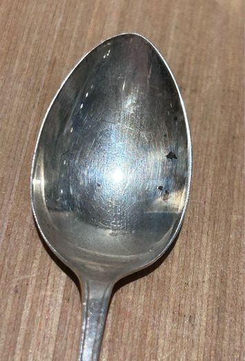 Vintage Decorative sterling silver collectible Teaspoon