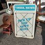 Vintage  Irish News Display Sign Image 6