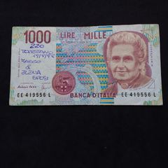 Banca D'Italia : 1000 Lire Banknote - 1990