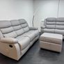 Roma Sorrento Leather Recliner Sofa Image 10