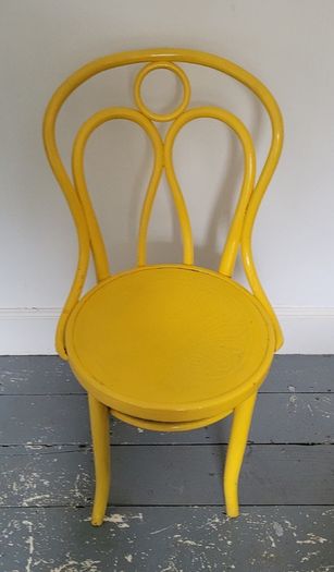 J & J kohn painted bentwood chair