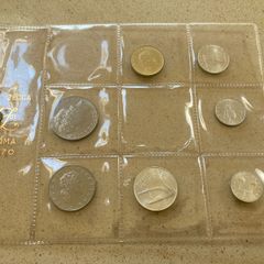 Italy 1970 coin set