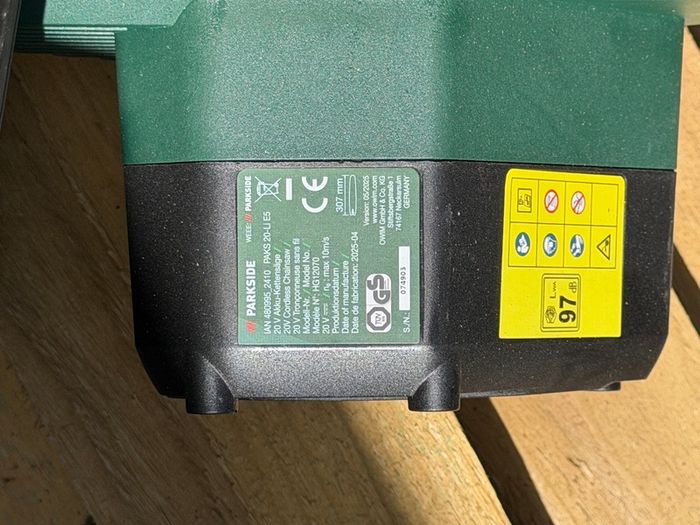 Parkside 20V chainsaw (unused)