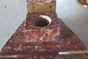 Art Deco Marble Ink Well