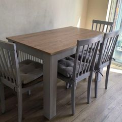 dining table and chairs