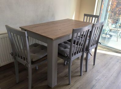 dining table and chairs