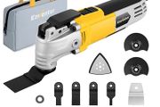 300W 15000 22000 OPM Electric Corded Multi Tool, 6 Variable Speeds, 3 Degree Oscillation Angle, Quick-fit Blade Design, with 28pcs Accessories for Cutting, Sanding, Scraping (FREE POSTAGE)