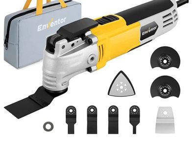 300W 15000 22000 OPM Electric Corded Multi Tool, 6 Variable Speeds, 3 Degree Oscillation Angle, Quick-fit Blade Design, with 28pcs Accessories for Cutting, Sanding, Scraping (FREE POSTAGE)
