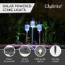 Pack of 10 Solar Powered Stake Lights - LED Garden Outdoor Light, Waterproof Stainless Steel Post Path Lights for Patio Driveway Pathway Walkway Decoration (FREE POSTAGE) Image 2