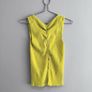 Pre Owned Zara Lime Green Ribbed Knit Tank Top Image 4