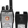 Talkies Long Range 2 Way Radio pofung  License Free Walkie Talkie for Adults Rechargeable with 6 Way Charger Earpieces VOX Flashlight for Warehouse Security Church (Black 6 Pack) Image 3