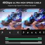 2Mtr FIBBR 8K HDMI 2.1 Certified Cable, 8K@60Hz 4K@120Hz 48Gbps Ultra High-Speed HDMI Cable Image 7