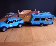 Playmobil Caravan and jeep set