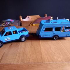 Playmobil Caravan and jeep set