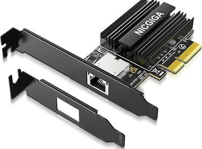 10Gb Base-T PCI-e Network Card, Marvell AQC113 Controller, NICGIGA 10Gb Ethernet Adapter Support WOL, 10Gbe RJ45 Port NIC Card, Windows10/11/Windows Server/Linux