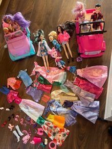 Barbie dolls and accessories