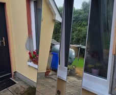 Doors mirror glas