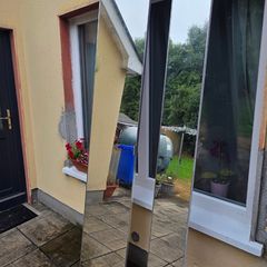 Doors mirror glas