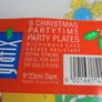 Christmas Paper Plates x 6 for Sale Image 2