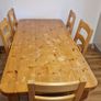 Kitchen table and 6 chairs. Image 2