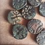 12 Ancient Coins from India Princly States Image 3