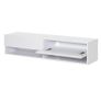 Floating 60'' TV Stand Wall Mounted Media Console Table Cabinet with 4 Storage Shelves Cable (FREE SHIPPING) Image 2