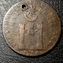 1794 Hampshire - Portsmouth HalfPenny  / John Howard -  VERY RARE Image 2