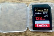 SanDisk Extreme Pro 128GB SDXC, 200MB/s, Class 10 U3, V30