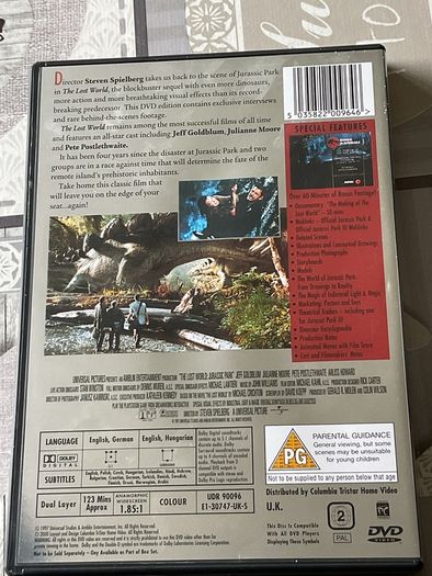Jurassic Park DVD set.