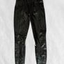 SPANXshape Black Faux Leather Patent High Waisted Sculpting Leggings.Size M Image 3