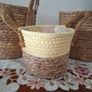 Sea-Grass Rattan Wicker Planter Basket Image 3