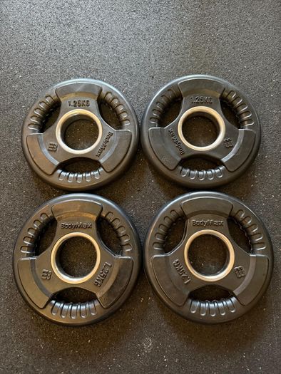 4 x 1.25KG Weight Plates - Olympic Size