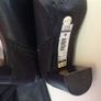 Ladies Marks and Spencer Black Leather & Suede long leg zip up boots New size 6 1/2 Image 5