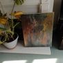 Large Original Abstract Painting Gold Bronze Green Celtic Landscape Art Irish Contemporary Art Image 3