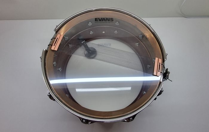 Ludwig Smooth Bronze Vintage Monroe Badge 14 x 6.5 Snare Drum