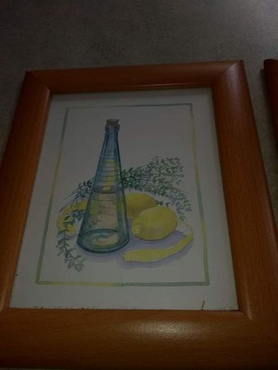 Lovely set of 2  picture still life.