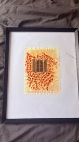Watercolour - Autumn Window (A4 frame 54.5/44.5)