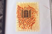 Watercolour - Autumn Window (A4 frame 54.5/44.5)