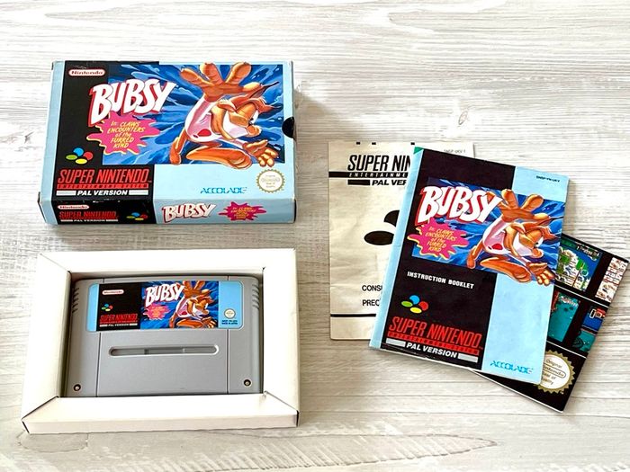 Bubsy for Nintendo SNES Boxed
